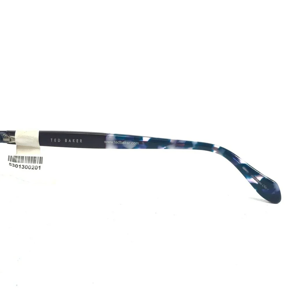 Ted Baker Eyeglasses Frames B225 NAV Blue Cat Eye Full Wire Rim 54-15-135